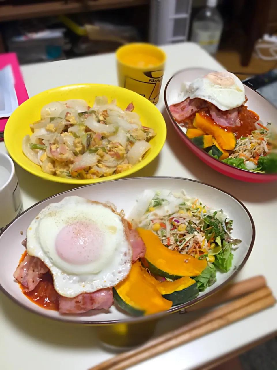 Snapdishの料理写真:ロコモコ丼|しずかさん