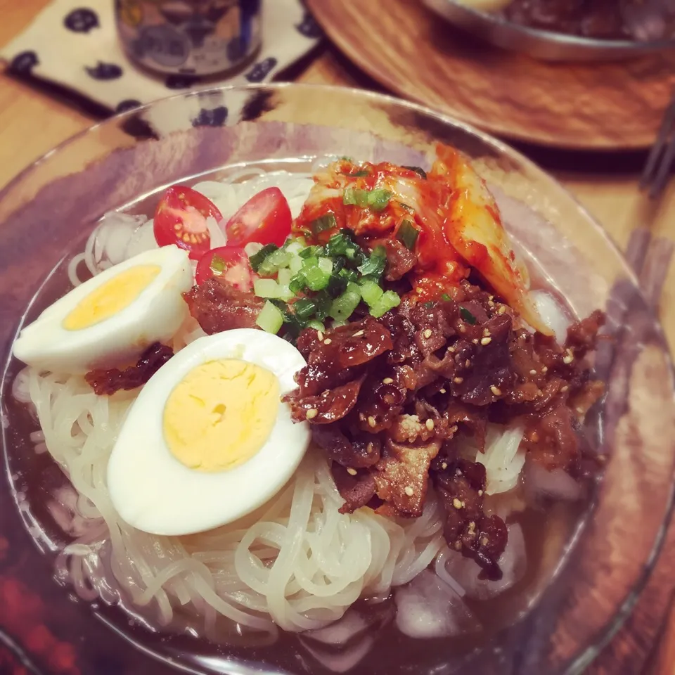 暑い暑い暑い！名古屋は今日もあっつーい！！…ってコトでまたまた盛岡冷麺アレンジ❤️|シーチキンさん