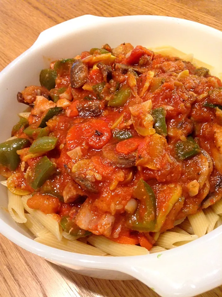 Summer vege pasta|mana fangさん