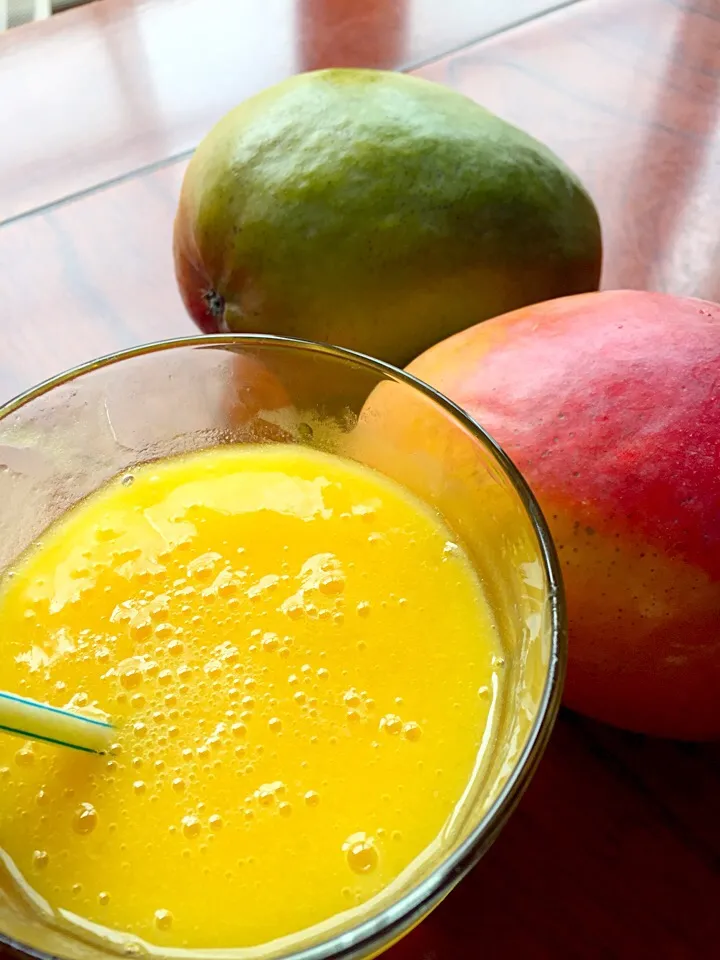 Homemade mango smoothie|Ritsuko Rogersさん