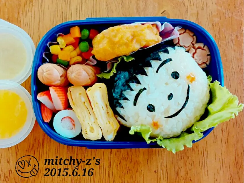 困った時の息子似顔絵弁当〜(*^_^*)|ミッチーZさん