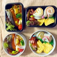 Snapdishの料理写真:シャケ弁当🍱|Tomoko Kawaminamiさん