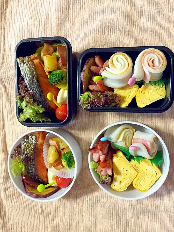 シャケ弁当🍱|Tomoko Kawaminamiさん