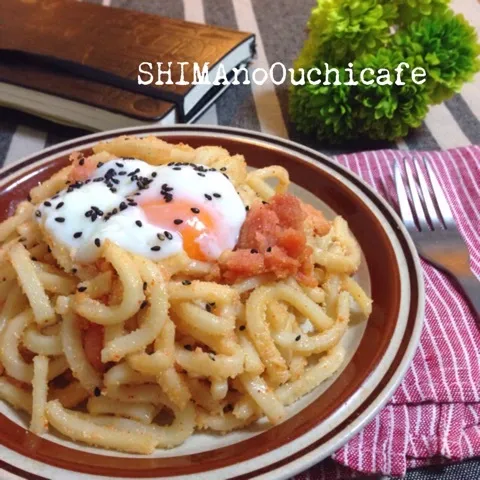 『味付け無し！忙しくてもしっかり晩御飯〜明太子の焼うどん』 #SHIMAのオウチカフェ|SHIMAさん