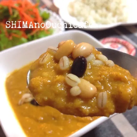 『よく見たら、すっごくヘルシーなんでないかい!? 大豆で！ダルカレーでお豆ONお豆』 #SHIMAのオウチカフェ|SHIMAさん