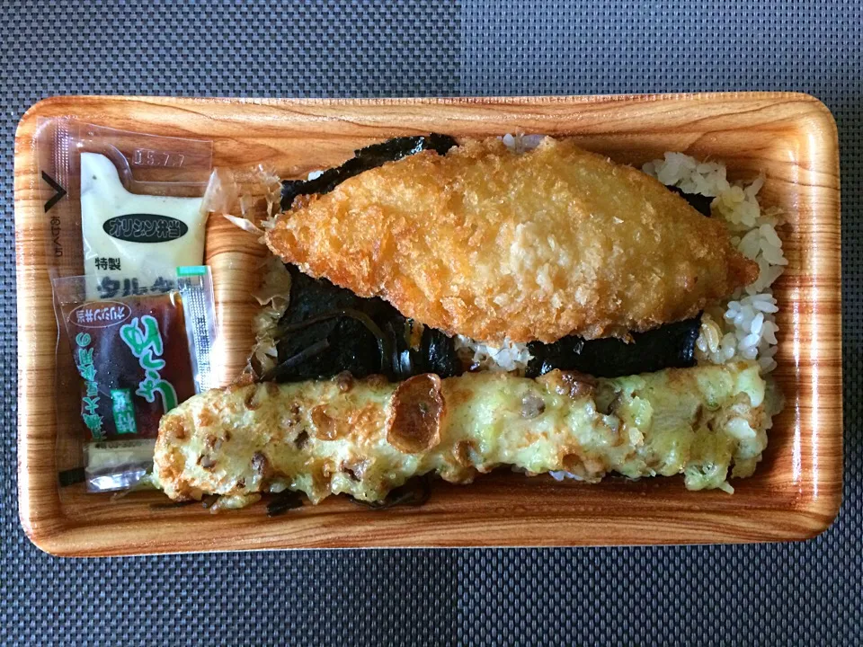 タルタルのり弁当|ばーさんさん