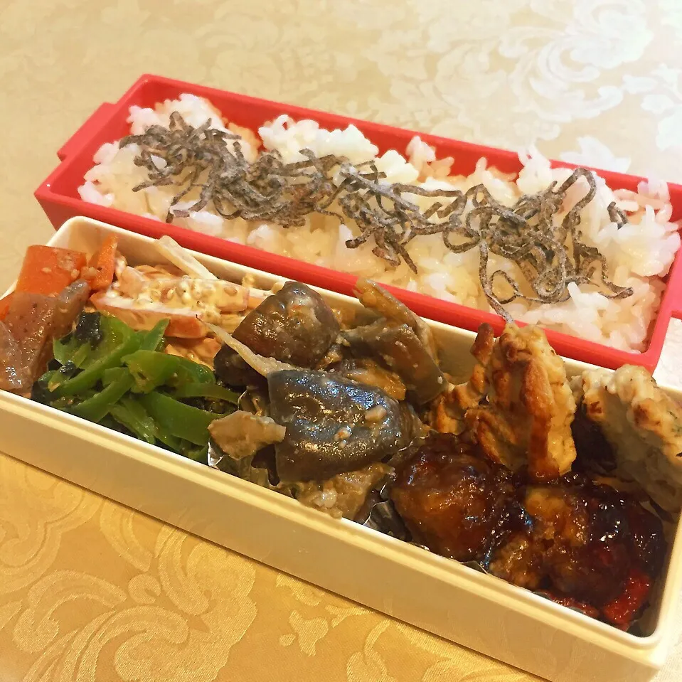 Snapdishの料理写真:作り置き詰め詰め弁当|こじたさん