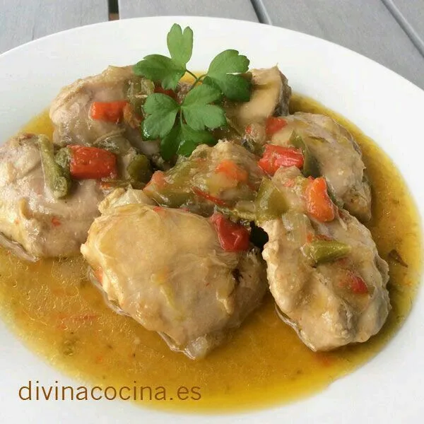 Chicken "a la jardinera"|erreta (euskadi)さん