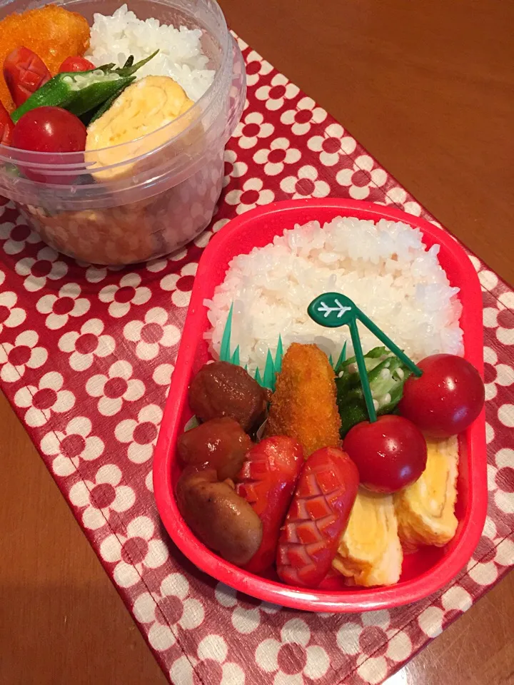 昨日の学童1年生弁当。|titosetosioriさん