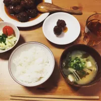 Snapdishの料理写真:肉団子の甘酢あんかけ|hiccoさん