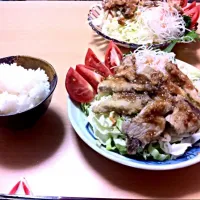 Snapdishの料理写真:かつおの竜田揚げ|スフィーンさん