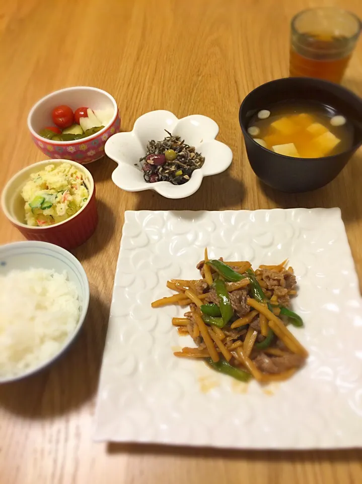 6月16日の夕食|アサヒカリさん