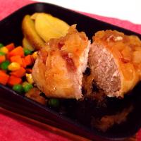 Wプロテイン‼︎鶏胸肉のソーセージ風ハンバーグ