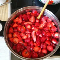 Snapdishの料理写真:homemade jam of strawberry|achilleas alexandrouさん