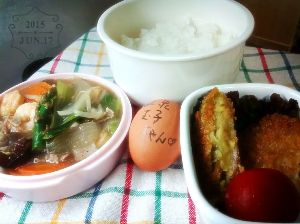 Snapdishの料理写真:今日のパパ弁当♪|key♪さん