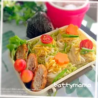 Snapdishの料理写真:そうめん弁当〜♡battymamaの節約しても美味しいお弁当♡