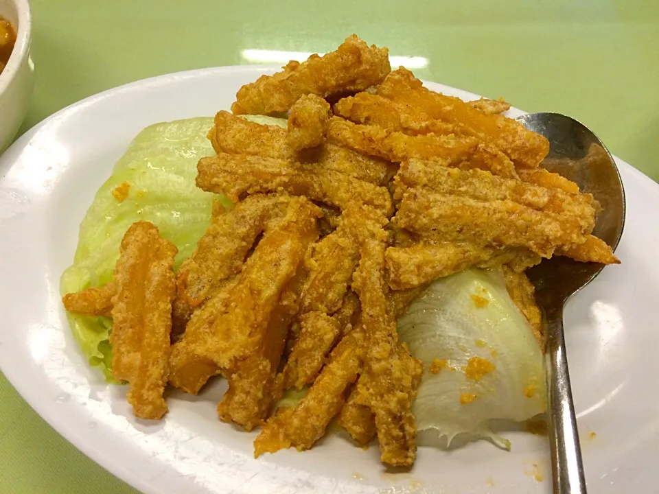 Pumpkin Fries w Salted Egg Yolk|Carin Tayさん