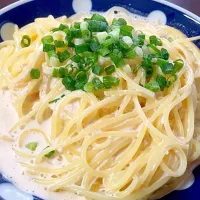 Snapdishの料理写真:明太子クリームパスタ|Dahonxxxmさん