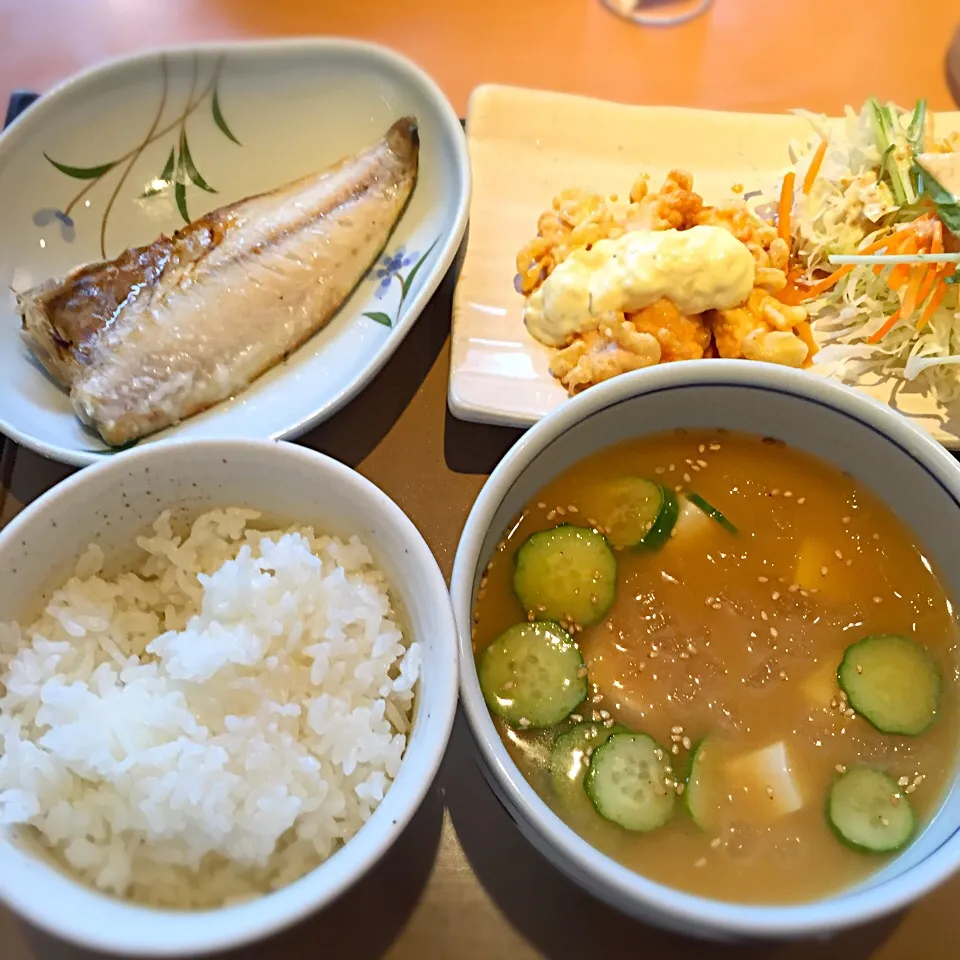 冷汁ととり南蛮定食|りんごっちさん