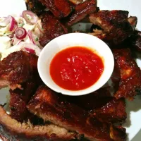 Slow Cooked Double smoked pork ribs|Danielさん