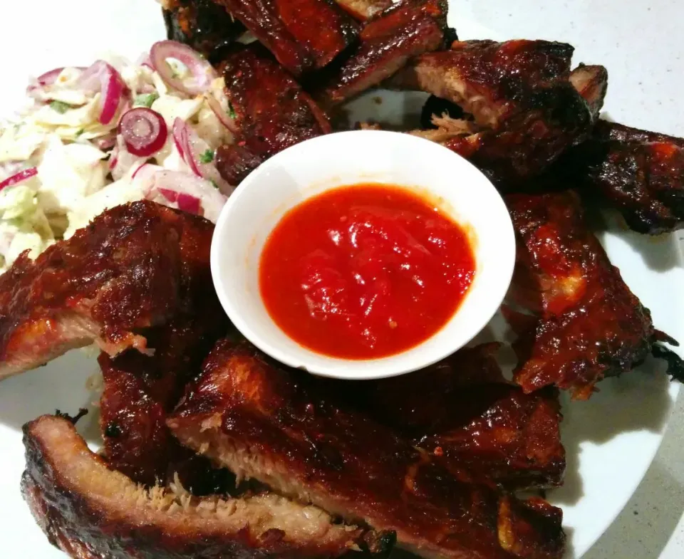 Slow Cooked Double smoked pork ribs|Danielさん