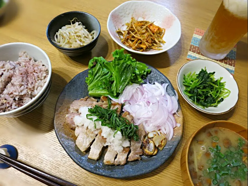 トンテキ定食|ゆきっぴさん