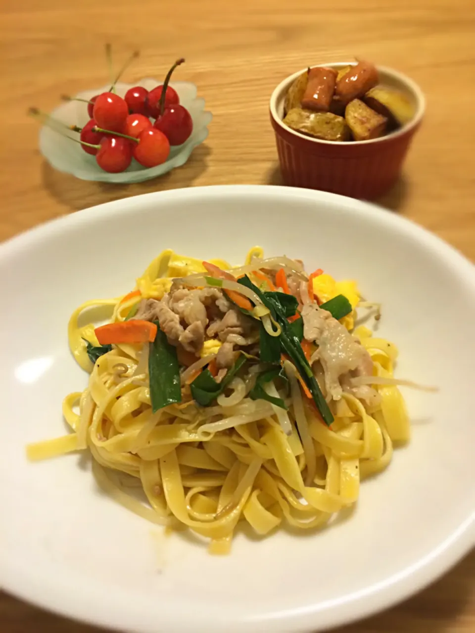 Snapdishの料理写真:6月17日の夕食|アサヒカリさん