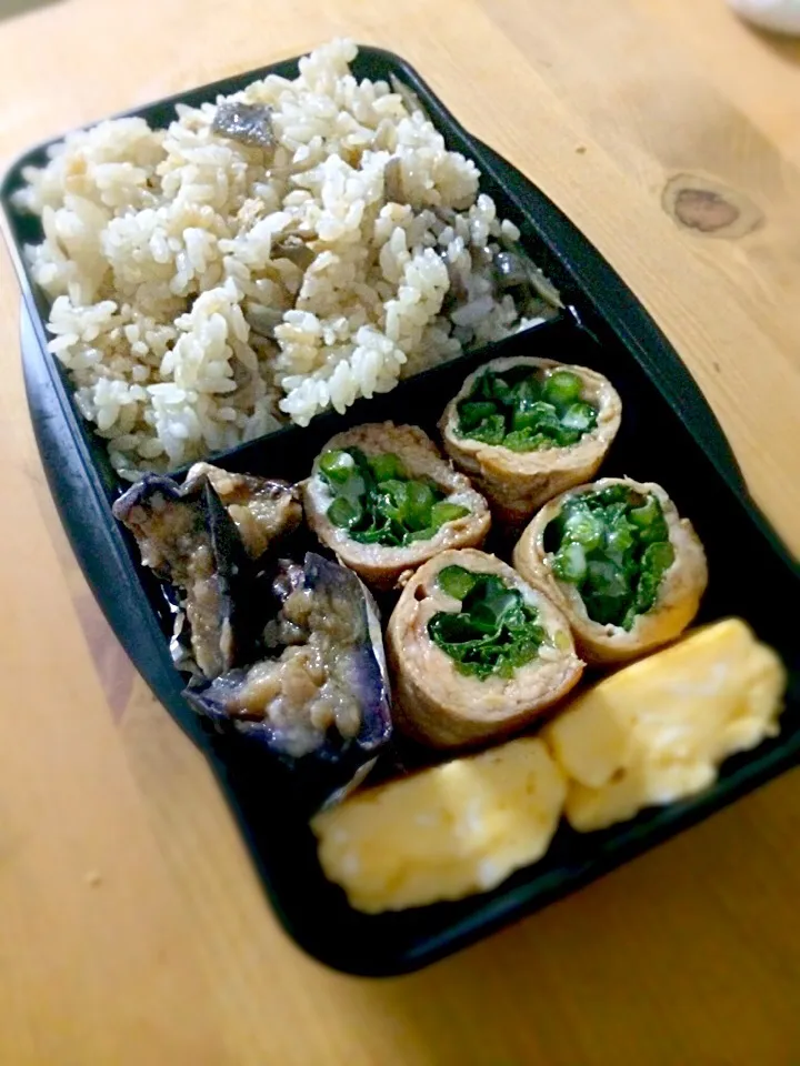 小松菜とインゲンのチーズ豚巻き弁当🍱|meyou..さん