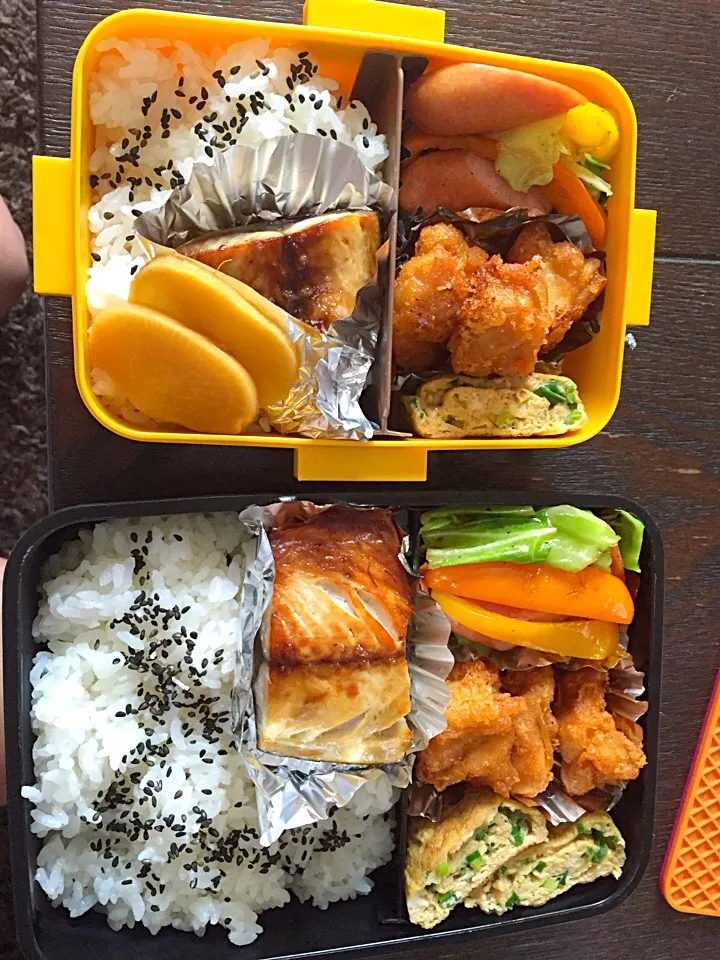 Snapdishの料理写真:6\18家族弁当|Yaeko Takedaさん