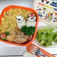 Snapdishの料理写真:手抜き弁当💦|MARIさん