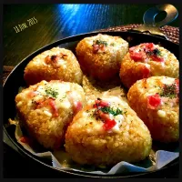 カレーチーズ焼きおにぎり🍙