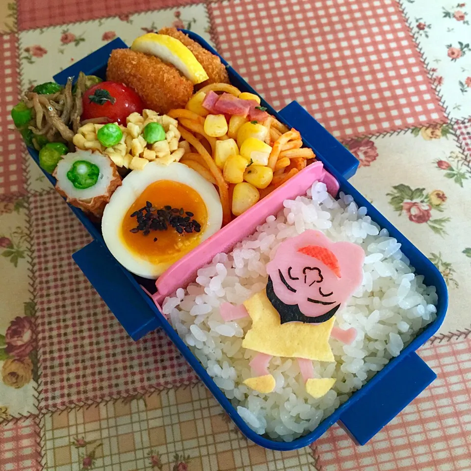 クレヨンしんちゃんにザキヤマ来〜る〜💕アゴブリブリ弁当🍱|＊ゆみしぼり＊さん