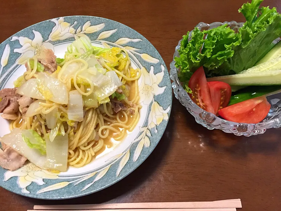 蒸し焼きそば|愛ペガさん