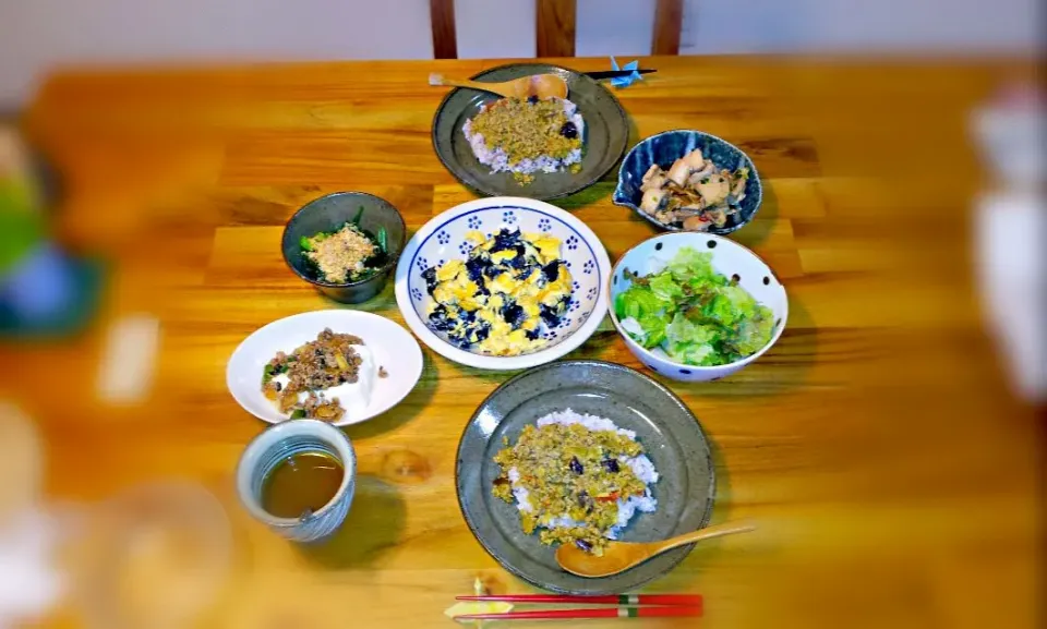 ひき肉の野菜カレー。スパイスで作りました。|くわみかさん