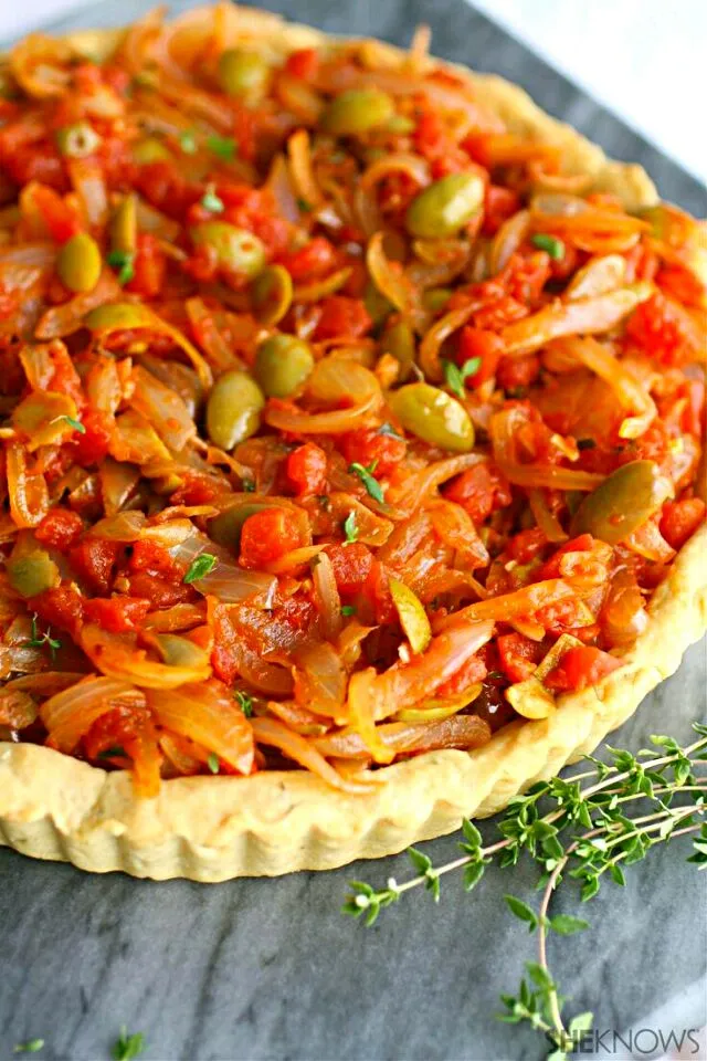 tomato onion & olive quiche|erreta (euskadi)さん