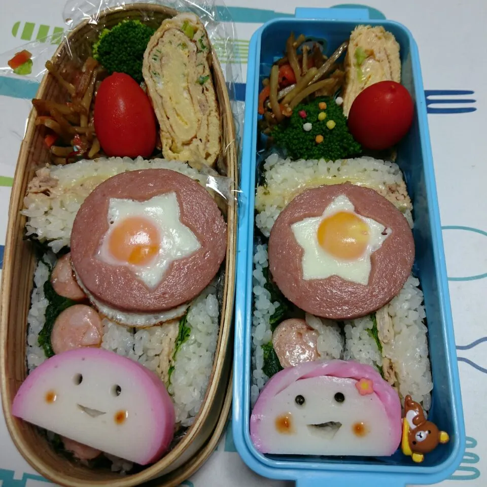 Snapdishの料理写真:6月19日(金)　高校生女子&オレ弁当|クッキングおやぢさん