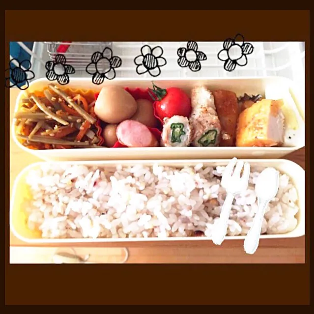 Snapdishの料理写真:6/19お弁当♡|honeyhinaさん