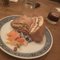 Mexican pie from Beijing tacaria and Jamaican tea|Naray Pereiraさん