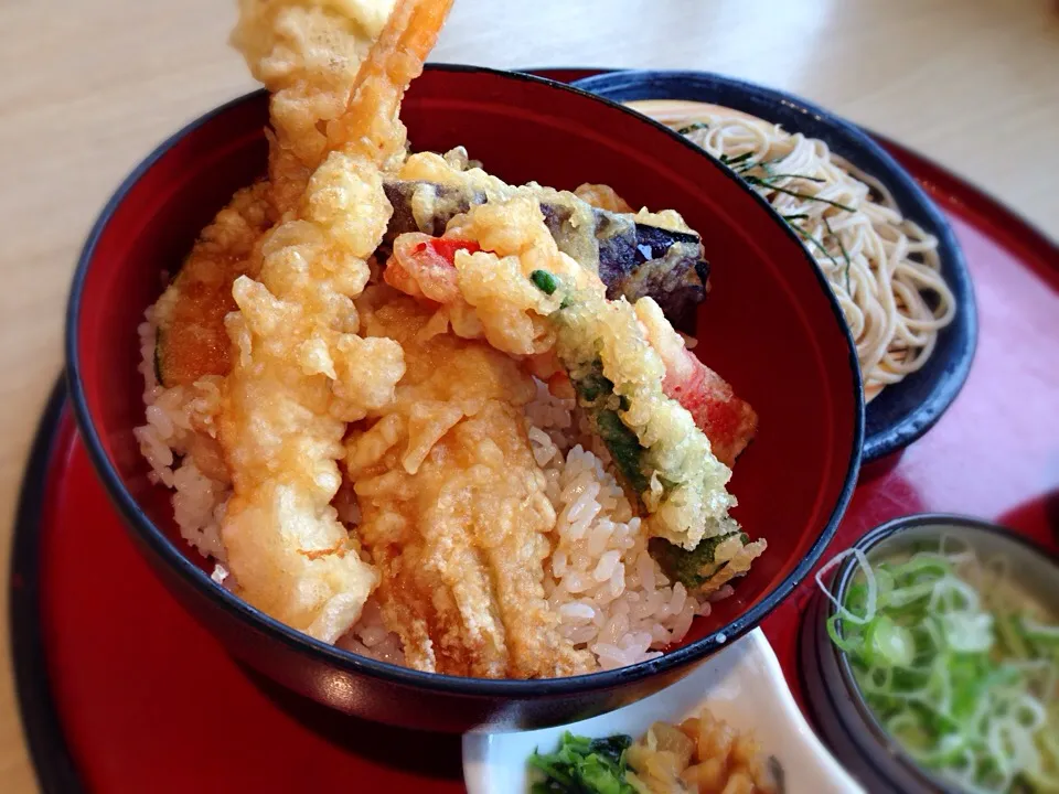 真あなごと夏野菜の天丼ランチ|tay___75さん