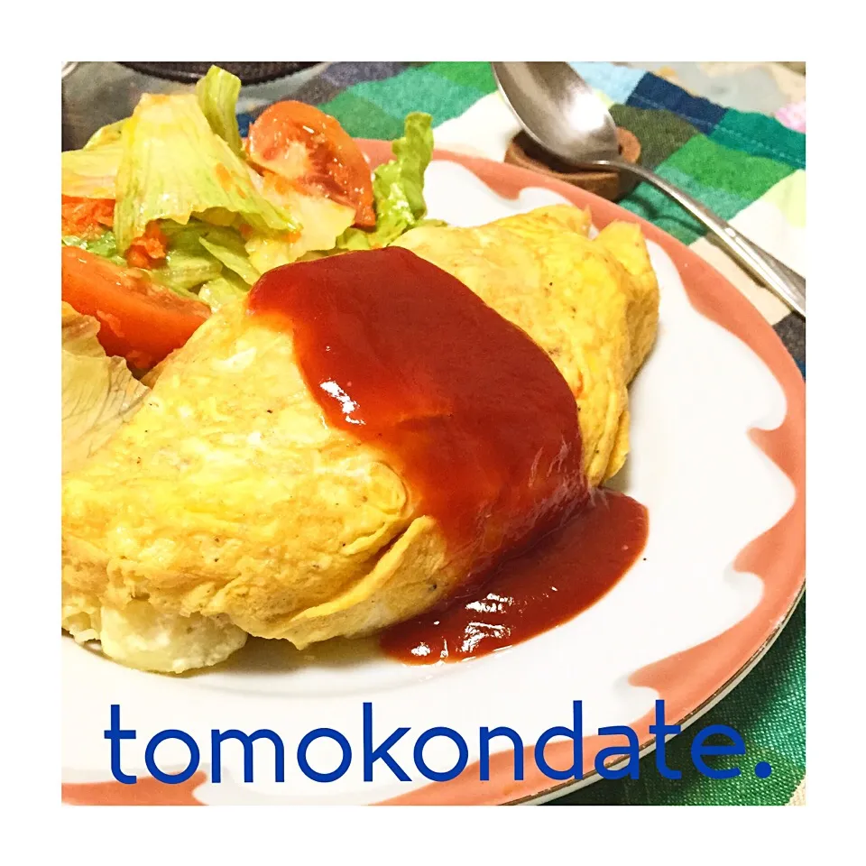 Snapdishの料理写真:ポテサラリメイクオムレツ🍳♡|🇯🇵ともこちゃん。さん