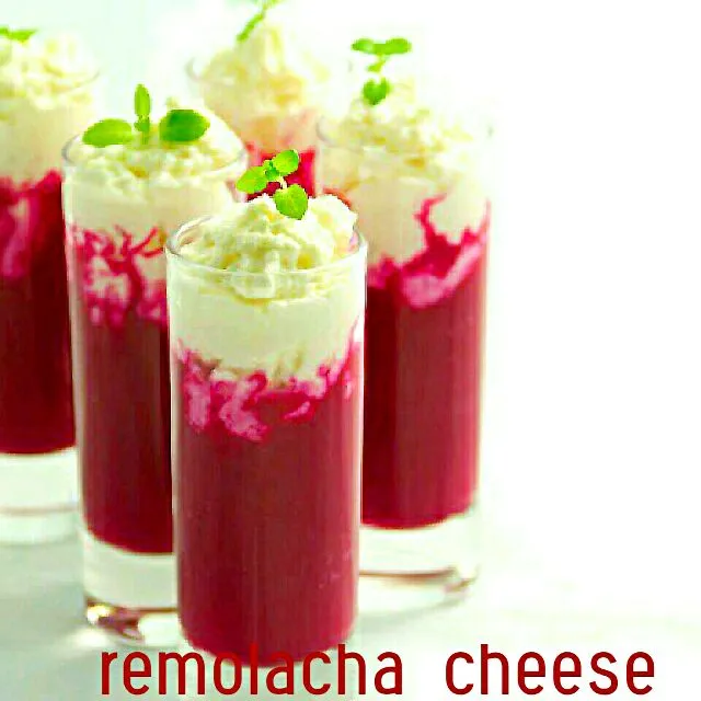 beet and cheese cream chupito|erreta (euskadi)さん