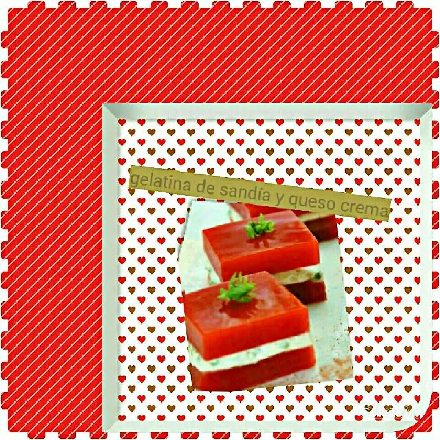 Watermelon jelly and goat cheese|erreta (euskadi)さん