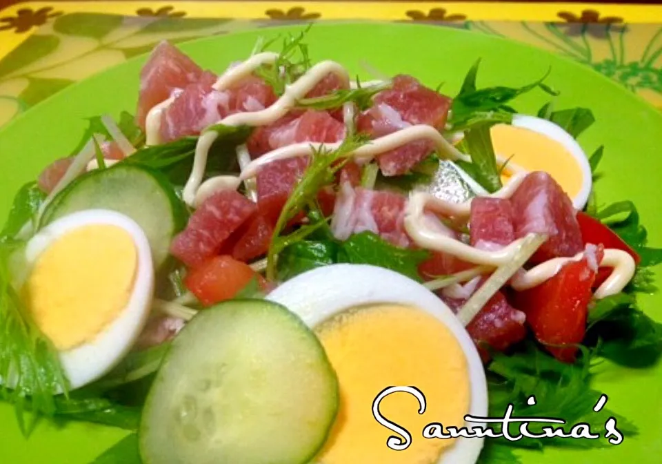 ✨Salad with fresh ham...生ハムサラダ🍴✨|🌺Sanntina🌺さん