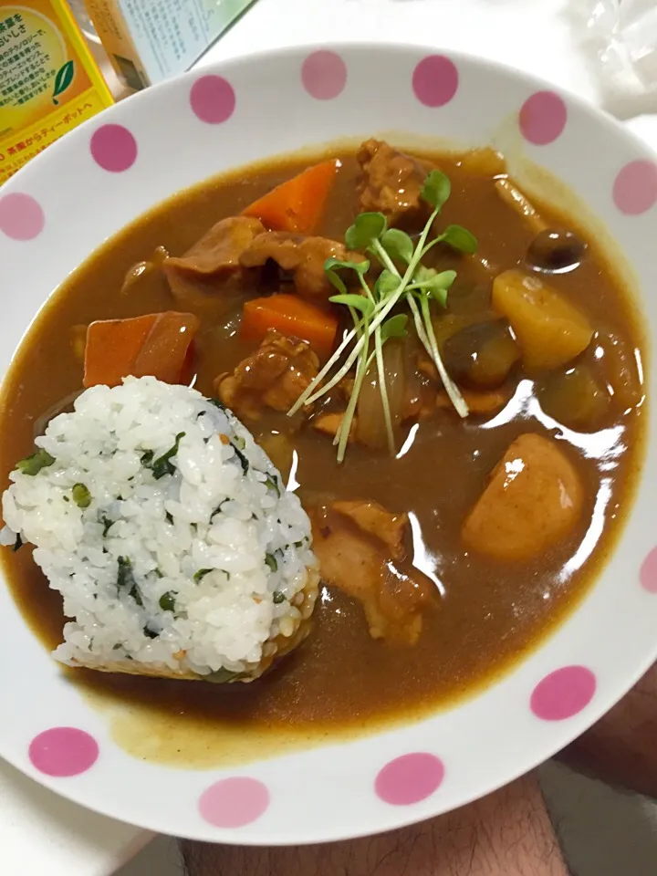 Snapdishの料理写真:チキンカレー！|ぽちさん