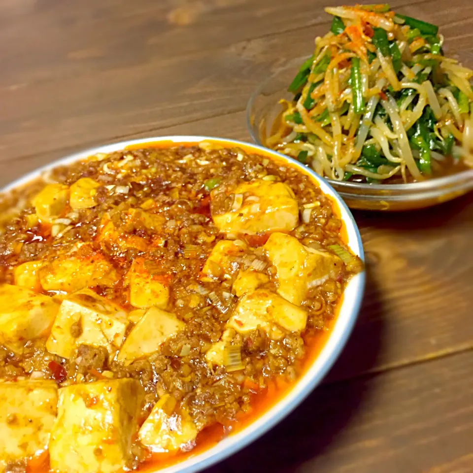 今日は中華！麻婆豆腐とナムル|Mami Shindoさん