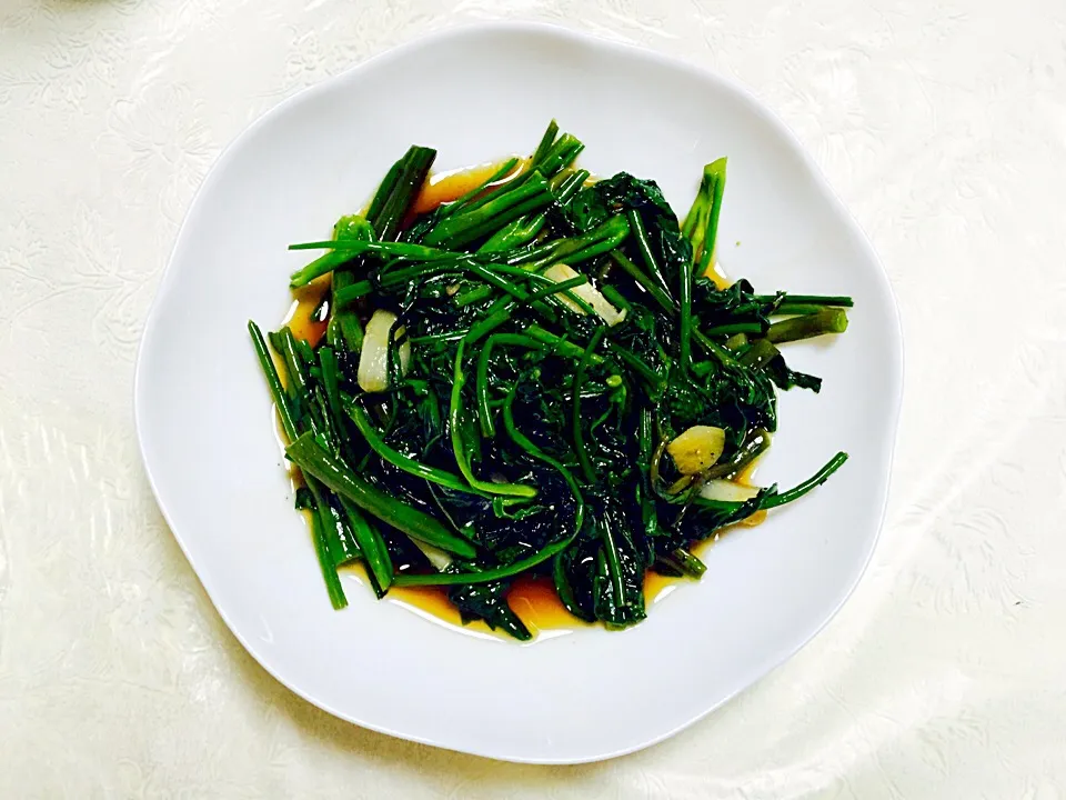 Snapdishの料理写真:Kangkong|merikaさん