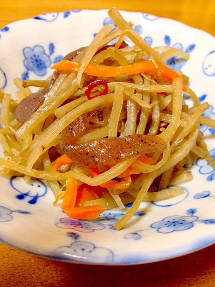 金平ごぼう🍚ご飯が進む君|まいりさん