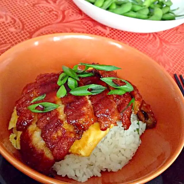 broiled eel and omelette over rice unagi|CHUENCHAIさん