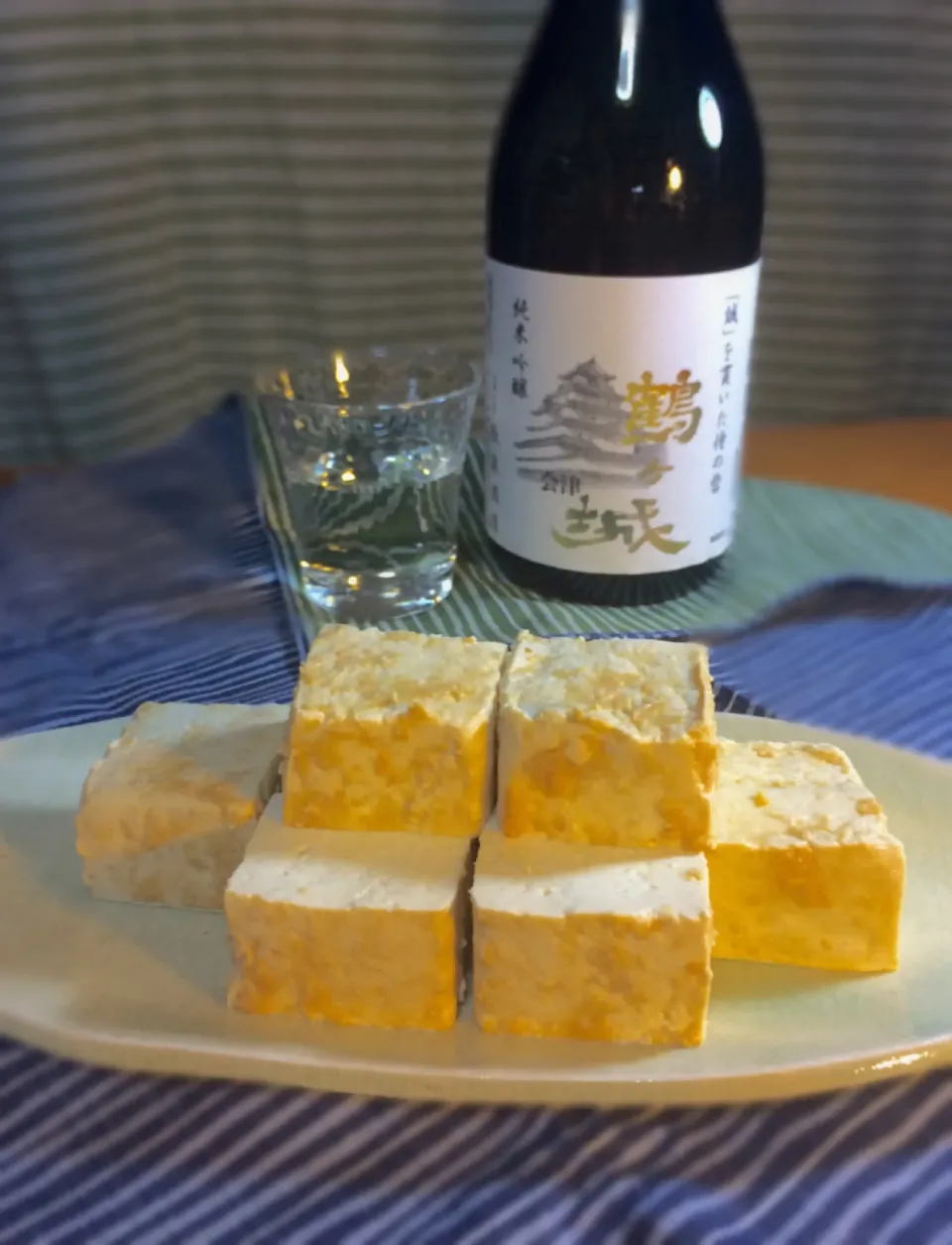 ふぅちゃんの料理 豆腐の味噌漬け 🍶日本酒ですな(๑˃̵ᴗ˂̵)و|ぷっくりんこ💙さん