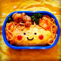 Snapdishの料理写真:女の子オムライス☻子供は息子(^^;;|もきゅさん